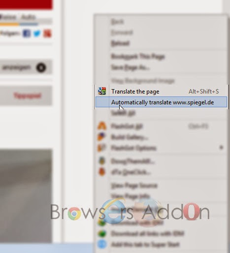 s3 google translator browsersaddon